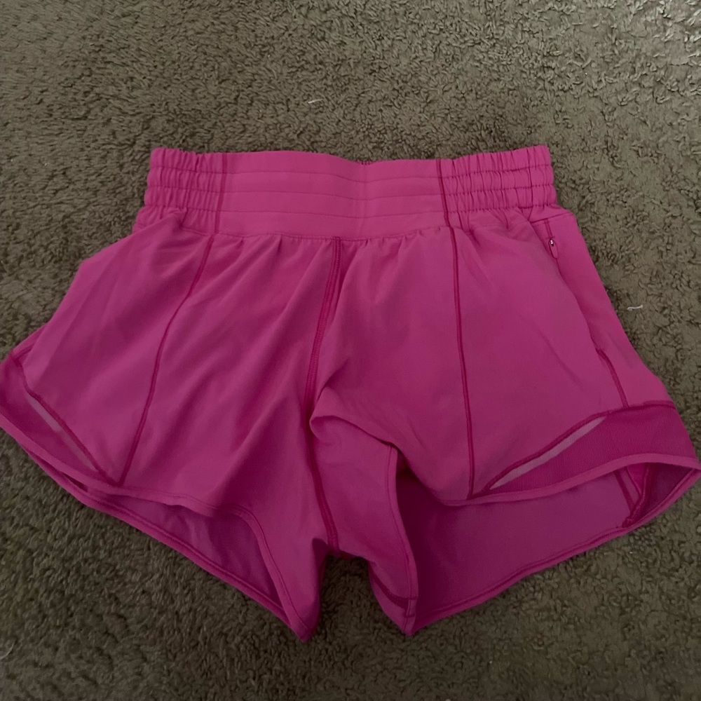 Hot Pink Lululemon Hotty Hot Shorts NWOT